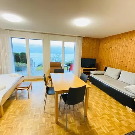 Beautiful Lake View In Niederried Appartamento *